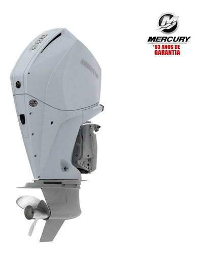 Motor De Popa Mercury 4t 300hp Cxl V8 Dts Pess Física Branco