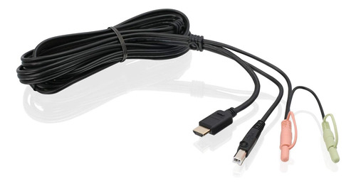 Conjunto De Cable Hdmi Kvm Iogear Usb Con Audio (taa) 6