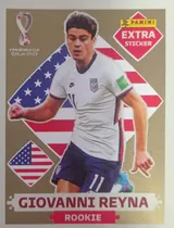 Comprar Figurita Giovanni Reyna Extra Sticker Qatar 22 Oro