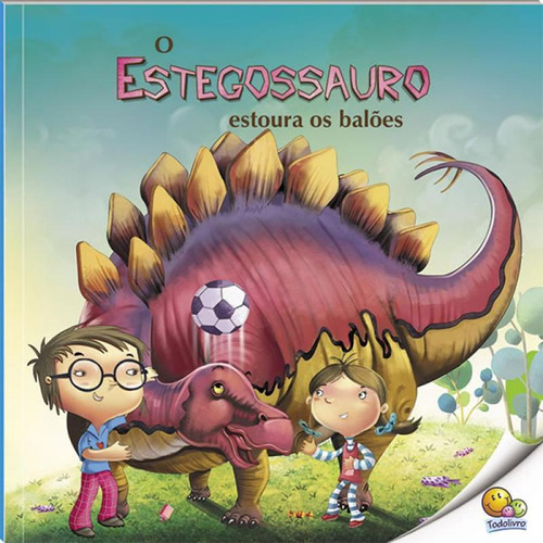 Livro O Mundo Dos Dinossauros: Estegossauro Nível 3