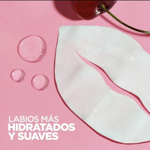 6 Pzas Mascarilla Para Labios Cereza