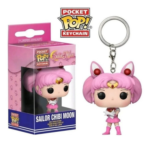 Imagen 2 de 2 de Sailor Chibi Moon Llavero Funko Pop Sailor Chibi Moon
