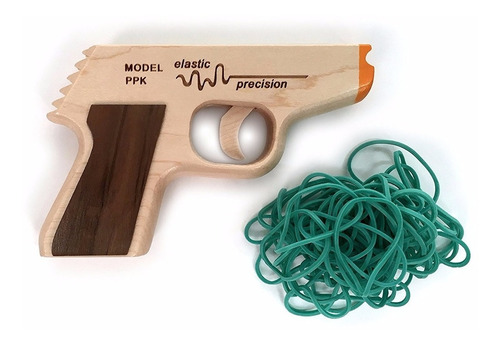 Imagen 5 de 5 de Pistola De Ligas De Precision Walther Ppk. Con 50 Ligas