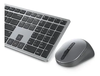 Kit Teclado Y Mouse Dell Km7321w - Español, Gris