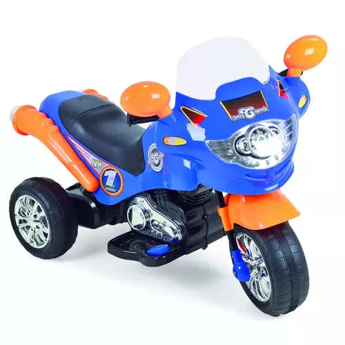 MOTO ELÉTRICA INFANTIL HARLEY DAVIDSON - Azul - Rents Toy