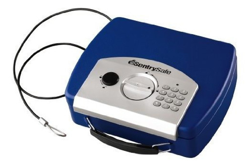 Sentrysafe P008ebl 008 Pie Cúbico Electronic Compact Safe Bl Color Azul