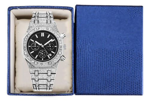 Reloj De Lujo Con Diamantes Para Hombre