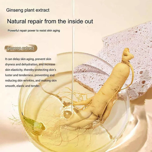 2 Piezas Extracción De Ginseng Péptido Líquido Antiarrugas