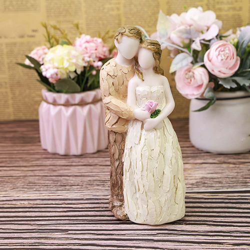 Figuritas De Pareja De Boda Centro De Mesa Decorativo