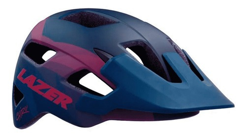 Casco de ciclismo Lazer Chiru Turnfit System Enduro MTB, color azul/rosa, talla M