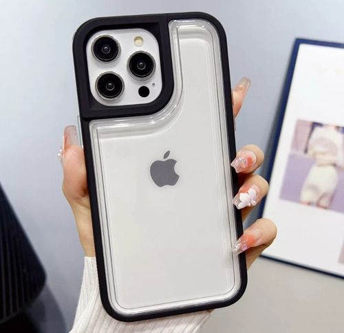 Funda Para Iphone Uso Rudo Resistente Negro Iphone 13 Pro