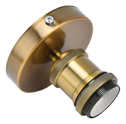 Lámpara De Techo Vintage Color Dorado Con Casquillo E26 .