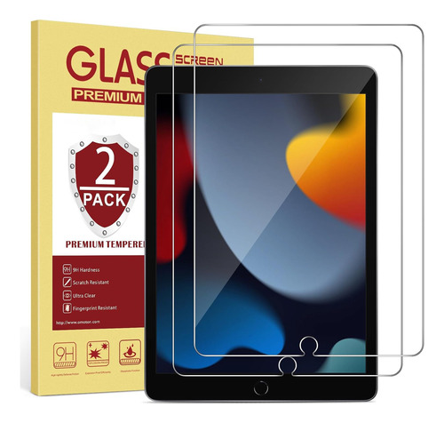 2 Mica Cristal Temp Para iPad 10.2 9va 8va 7va Generacion