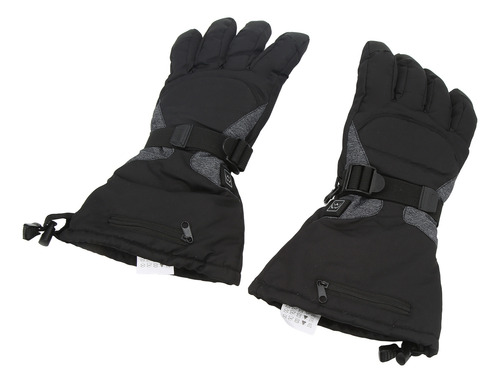 Guantes Eléctricos Unisex, Un Par, Color Negro Calefactado,