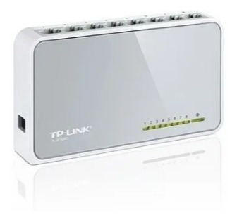 Imagen 1 de 3 de Switch Internet 8 Puertos 10/100mb Tp-link Ls1008 Red Rj45