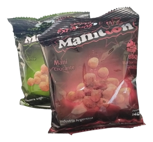 Mani Japones Manitoon 140gr X6 Uni Sabor Chile Jalapeño
