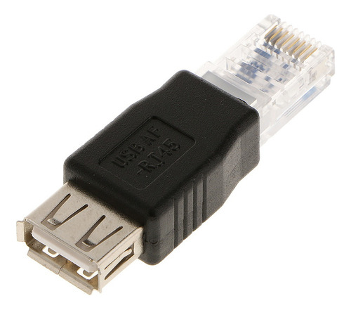 ¡ Adaptador Rj45 Macho A Usb 2.0 Hembra Para Ethernet Lan
