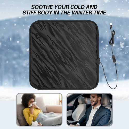 Calentador Eléctrico Usb De Invierno Para Asiento De Coche/o