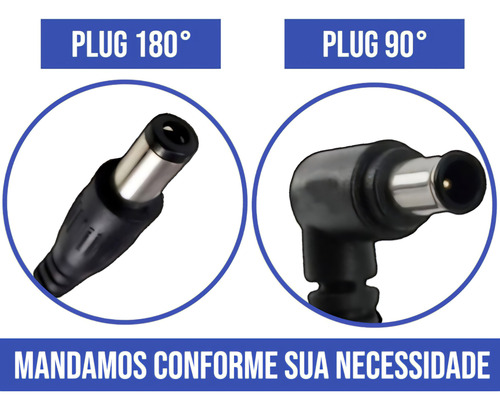Fonte De Alimentação 18v 2a Bivolt 110-220v Plug P4