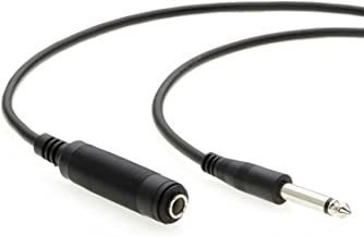 Installerparts 1/4 Mono Macho A Hembra Cable, Negro), 3 Xtn