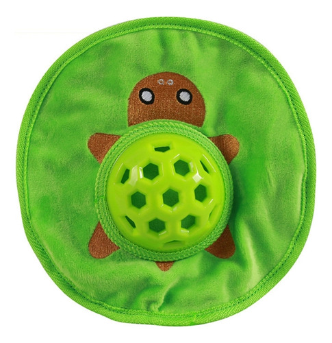 (a) Flying Disc Squeak Toy Dog Sleeder Pad Interactive Sn