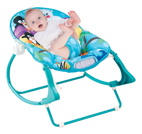 Cadeirinha De Descanso Bebe Musical Vibratória Balanço 18kg