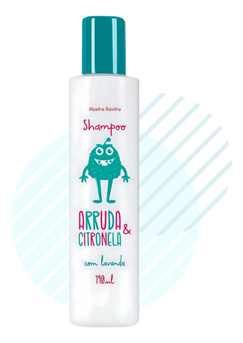 Shampoo Arruda E Citronela Com Lavanda 190ml - Abelha Rainha