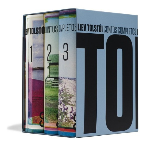 Livro Contos Completos Tolstói - Box Com 3 Livros - C Dura