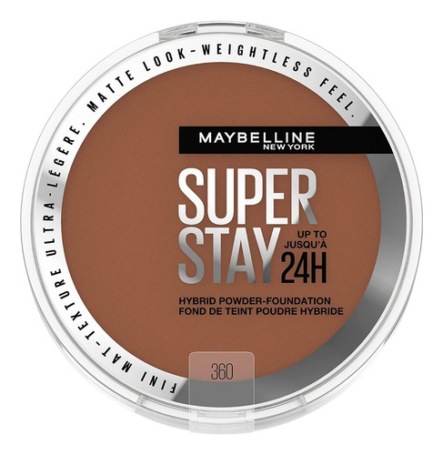 Maybelline Base En Polvo Superstay 24h Alta Cobertura Tono 360