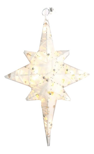  Estrella Alambre 40 Cm Con Luz #30816 - Sheshu Navidad