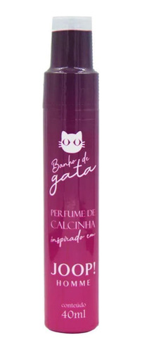 Perfume Calcinha Higiene Intima Banho De Gata Joop 40ml