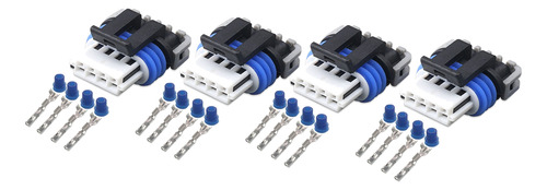 04 X Conectores Plugs Bobina Ignição Gm Onix Prisma Cobalt
