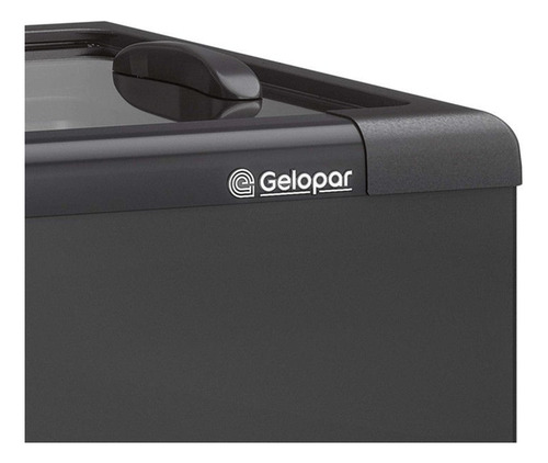 Freezer/conservador Horizontal All Black Ghd-300 Lb Pr 295 L 127v
