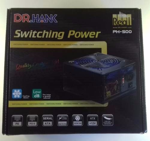 Fonte Dr Hank Switching Power 500w Real Ph500-uesp