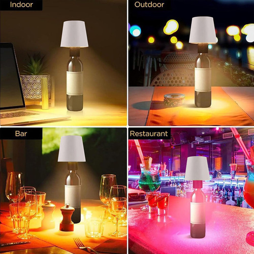 Lámpara Led Para Botella De Vino,lámpara Botella Inalámbrica