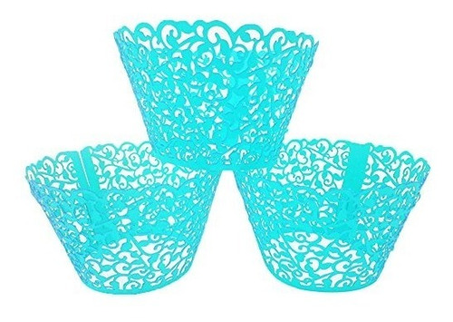 Lefvã ¢ Â ¢ Â  ¢ 24pcs Cupcake Wrapper Filigrana Little Vi