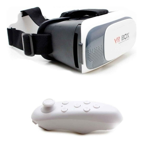 Óculos 2.0 Vr Box Realidade Virtual + Controle Cardboard 3d