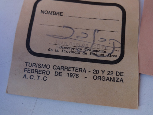 4 Ticket Entrada Auto Carrera Insignia Ypf Actc Insignia Tc
