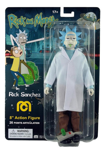 Figura de acción de Rick y Morty de Mego Rick Sanchez