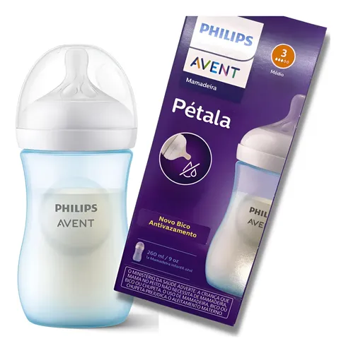 Mamadeira Philips Avent Pétala 260ml 3.0 Bico N3 Fluxo Médio