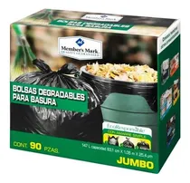 Comprar Bolsa Para Basura Member's Mark  Jumbo Degradable 90 Pzas