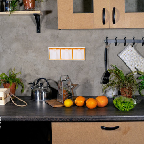 Caja De Condimentos Montada En La Pared Sin Perforaciones