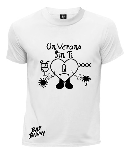 Camiseta Reguetón Trap Un Verano Sin Ti Bad Bunny
