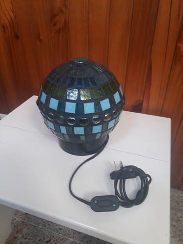 Imagen 6 de 10 de Lampara Velador Luminaria Globo Mosaiquismo Venecitas