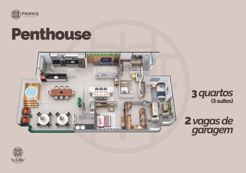Imagem 11 de 14 de Apartamento De Luxo Bairro Cidade Nobre