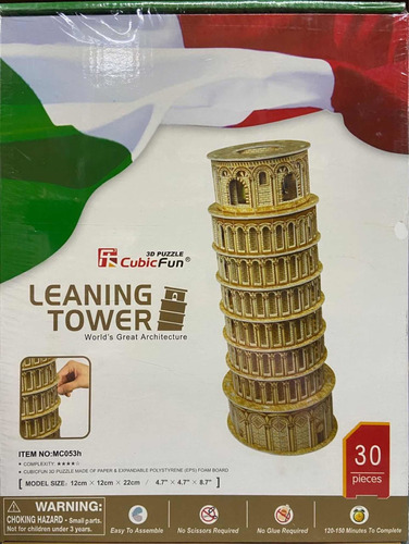 Paquete De Rompecabezas 3d 2 Estadios Y 1 Torre De Pisa