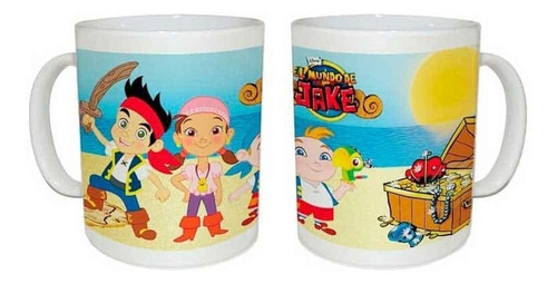 70 Tazas Blancas Personalizadas 11 Oz Sublimada Impresas Color Blanco Genérico