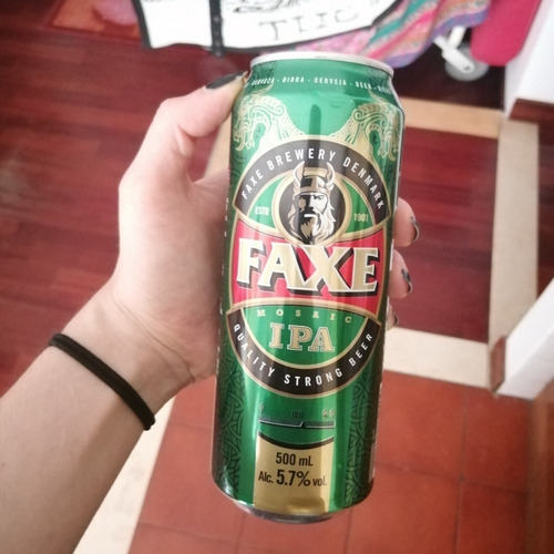 Imagen 3 de 10 de Cerveza Faxe Amber 500ml + Cerveza Faxe Ipa 500ml. Pack X 6