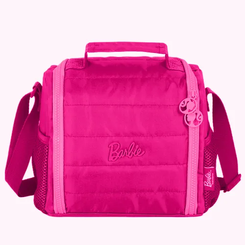 Lancheira Térmica Escolar Reforçada Estampa Barbie Premium