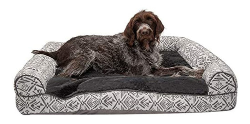 Furhaven Pet - Cama Tipo Almohada Para Perros Estilo Sofá Y 